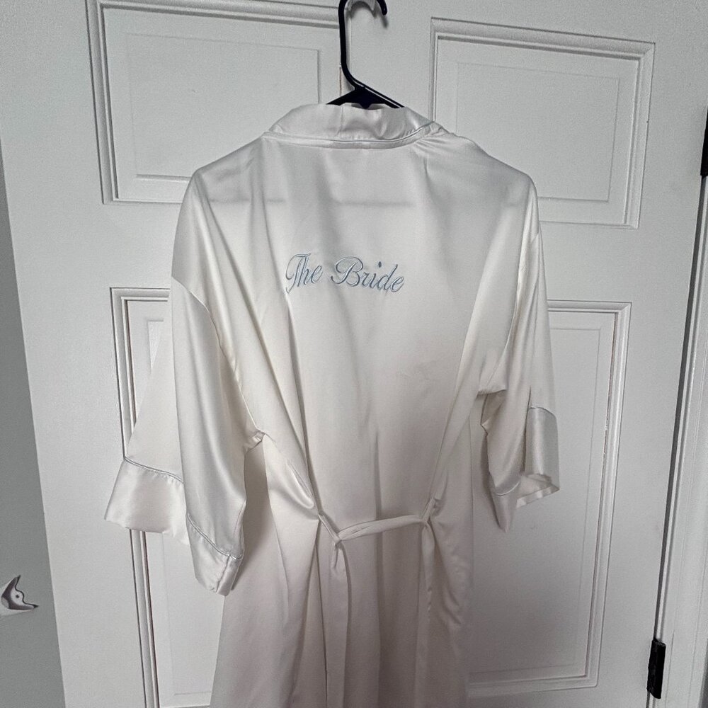 The Bride- Satin Wrap- In Bloom By Jonquil